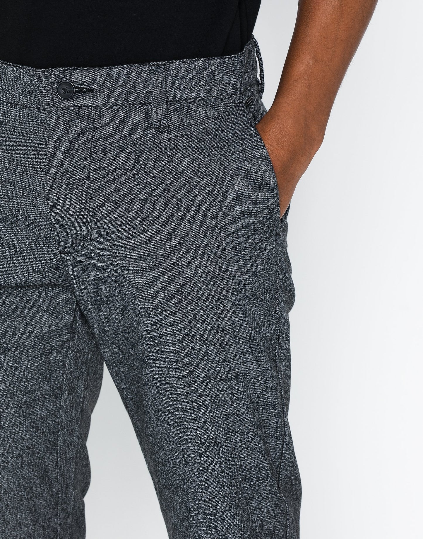 Mark Melange Trousers Grey