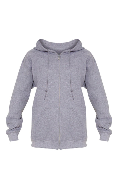 Grey Zip Up Hoodie