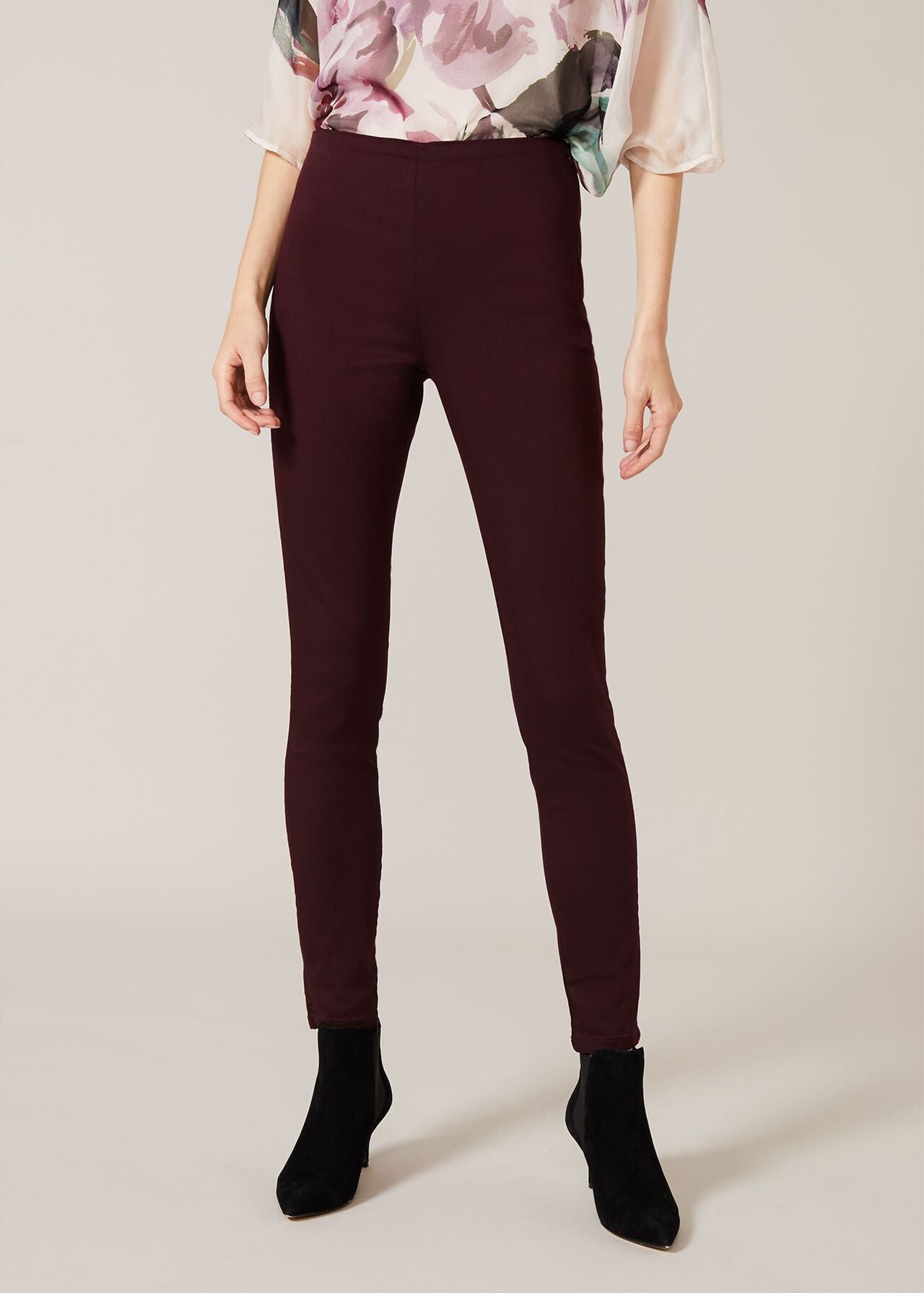 Amina Leggings Burgundy