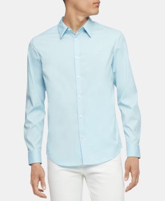 Stretch Cotton Button-Down Shirt