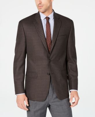 Men's Classic-Fit Ultraflex Patterned Sport Coat