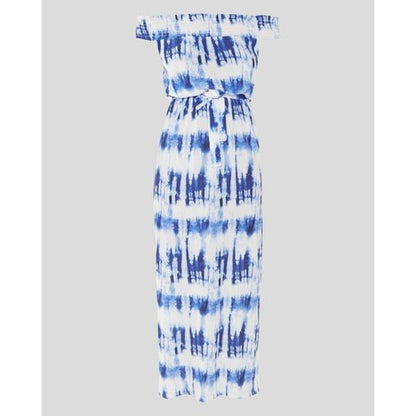 Blue Tie Dye Maxi Dress