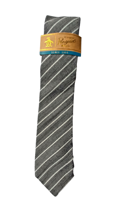 Royce Stripe Grey Tie