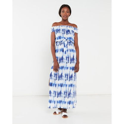 Blue Tie Dye Maxi Dress