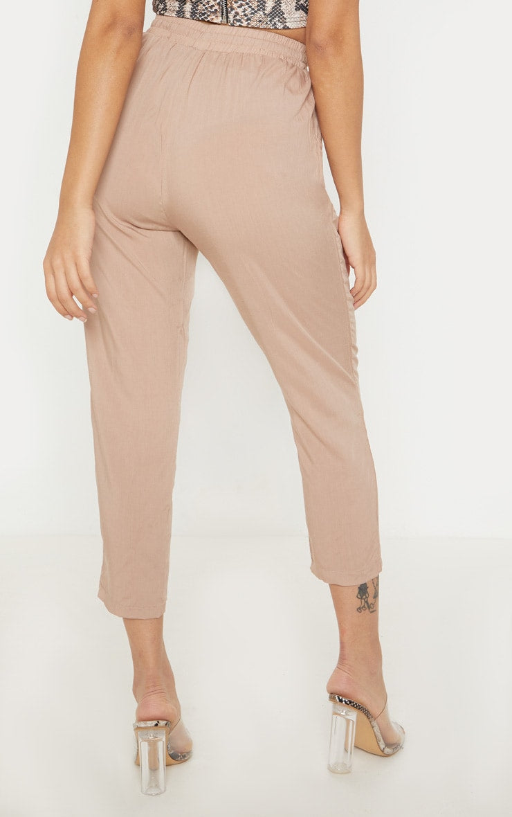 Petite Camel Casual Trousers