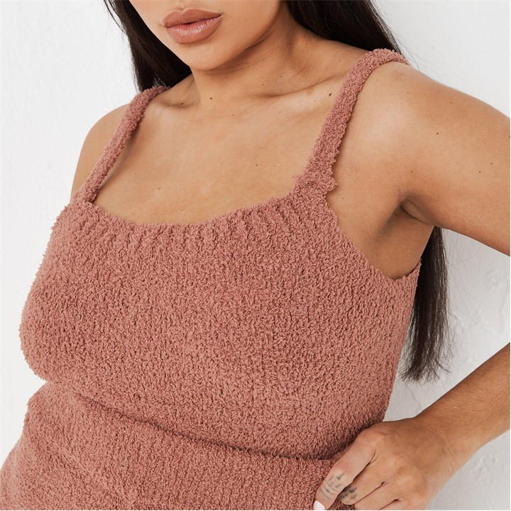 Recycle Plus Size Cozy Knit Crop Top