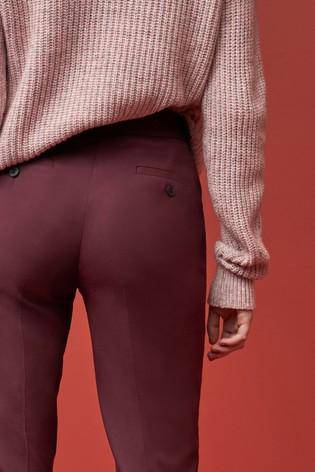 Plum Tailored Slim Fit Trousers