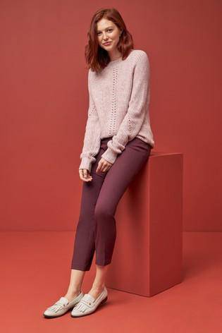 Plum Tailored Slim Fit Trousers