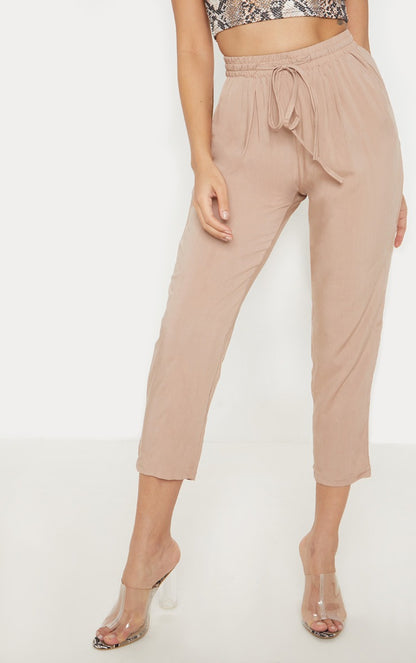 Petite Camel Casual Trousers