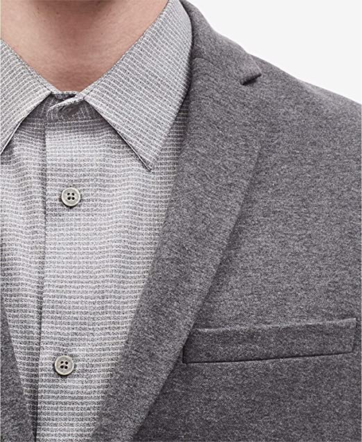 Mens Slim Fit Two Button Blazer Jacket