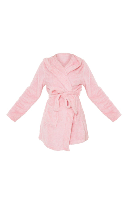 Pink Fluffy Dressing Gown