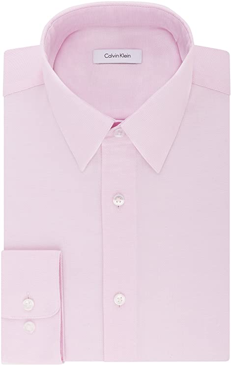 Regular Fit Non Iron Stretch Shirt Pink