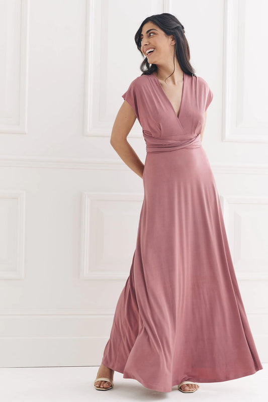 Multiway Maxi Dress Mauve