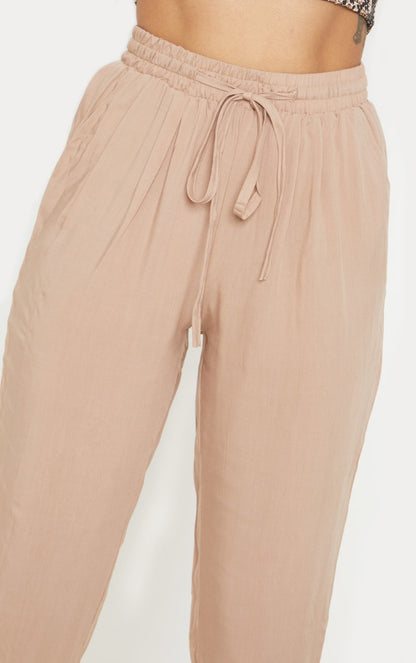 Petite Camel Casual Trousers