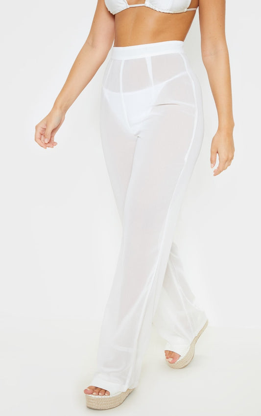 White Beach Trousers