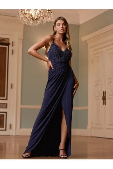 Cornelli Occasion Dress Navy