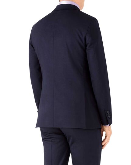 Navy slim fit performance suit jacket