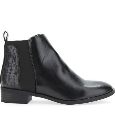 Extra Wide Fit Croc Detail Chelsea Boot