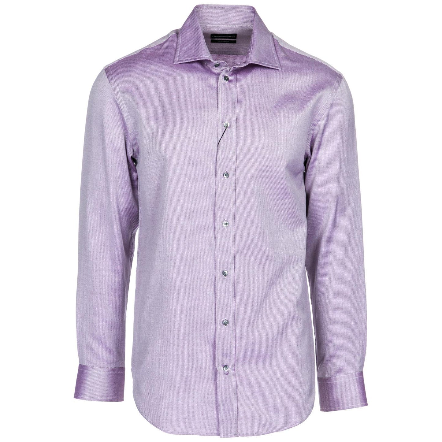 Mens Textured Cotton Solid Shirt Lavender