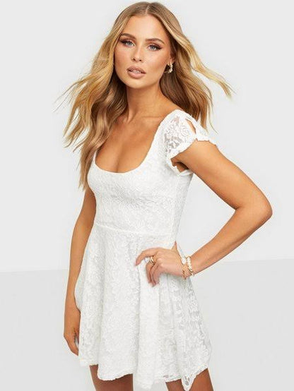 Your Pretty Lace Dress White