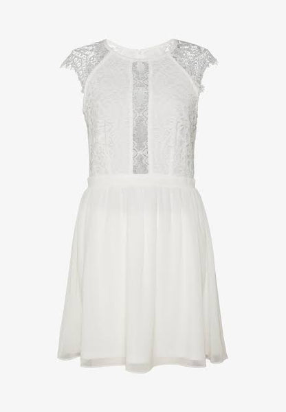 So Good Cap Sleeve Dress White