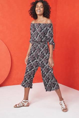 Bardot Geo Print Jumpsuit