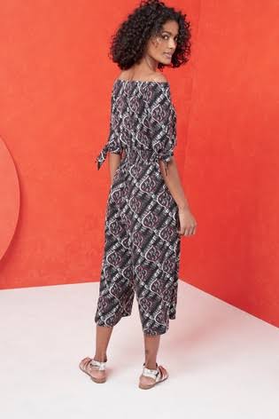 Bardot Geo Print Jumpsuit