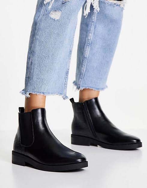 Extra Wide Fit Croc Detail Chelsea Boot