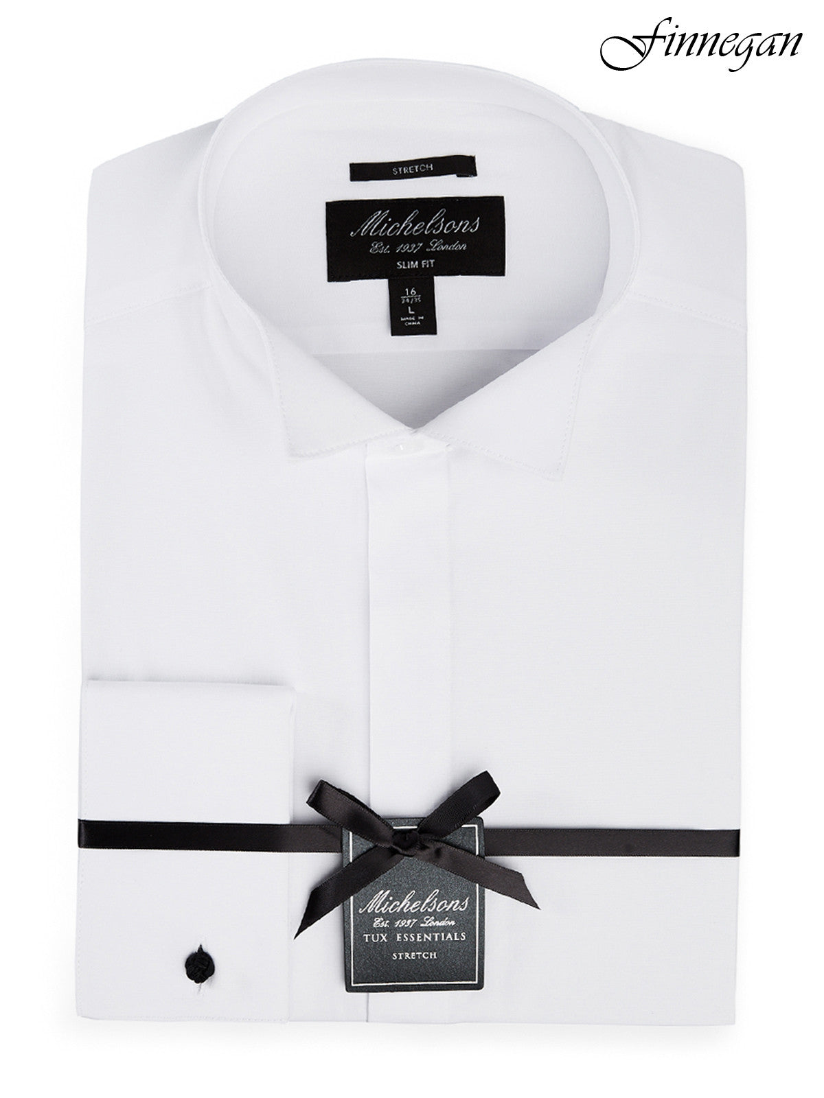 Wing Collar Tuxedo Classic Fit Shirt