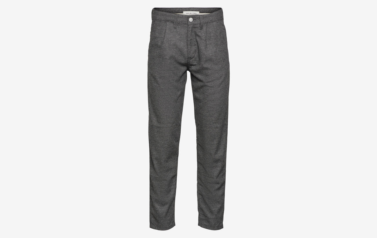 Ian Structure Slim Fit Trouser Grey