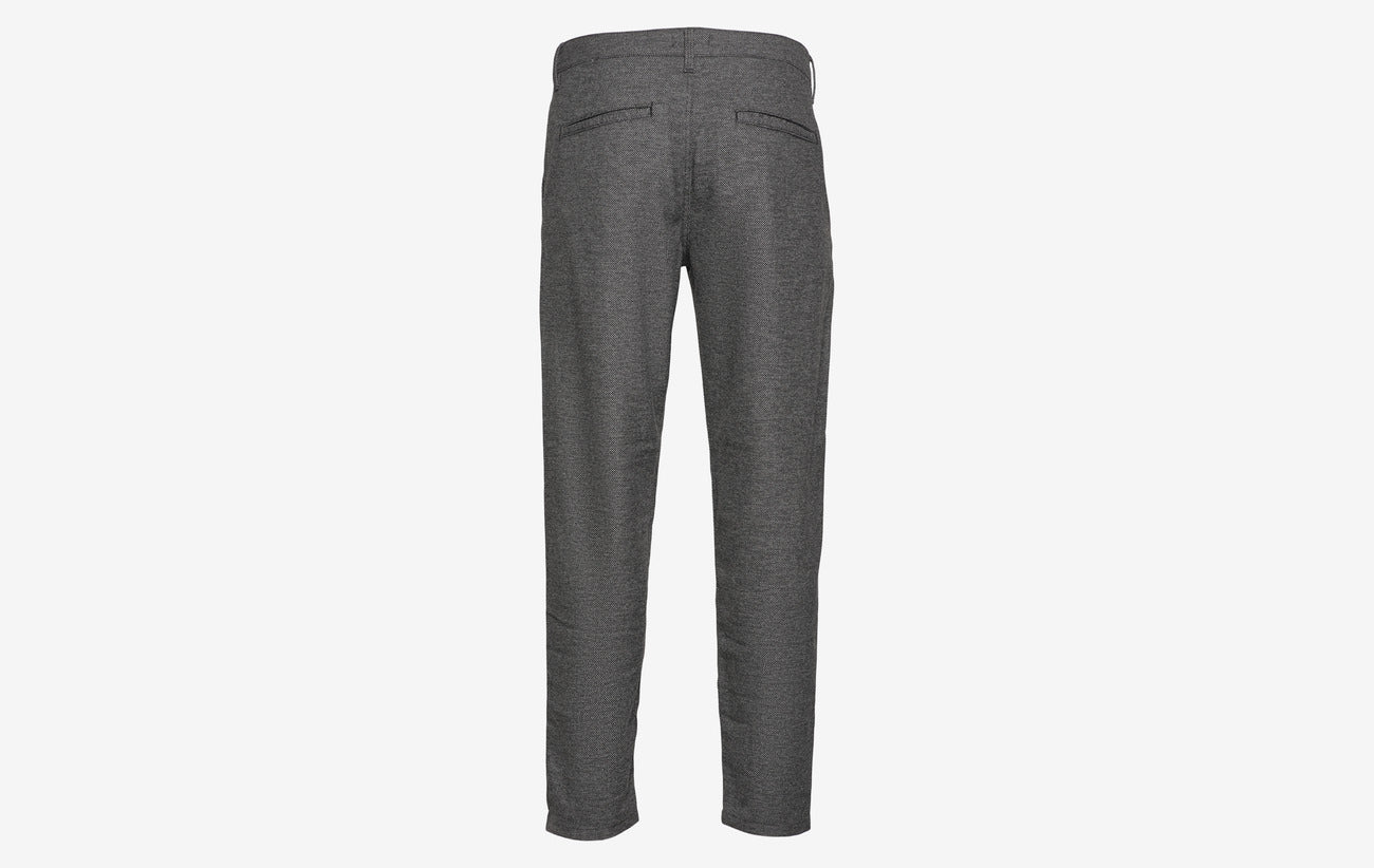 Ian Structure Slim Fit Trouser Grey